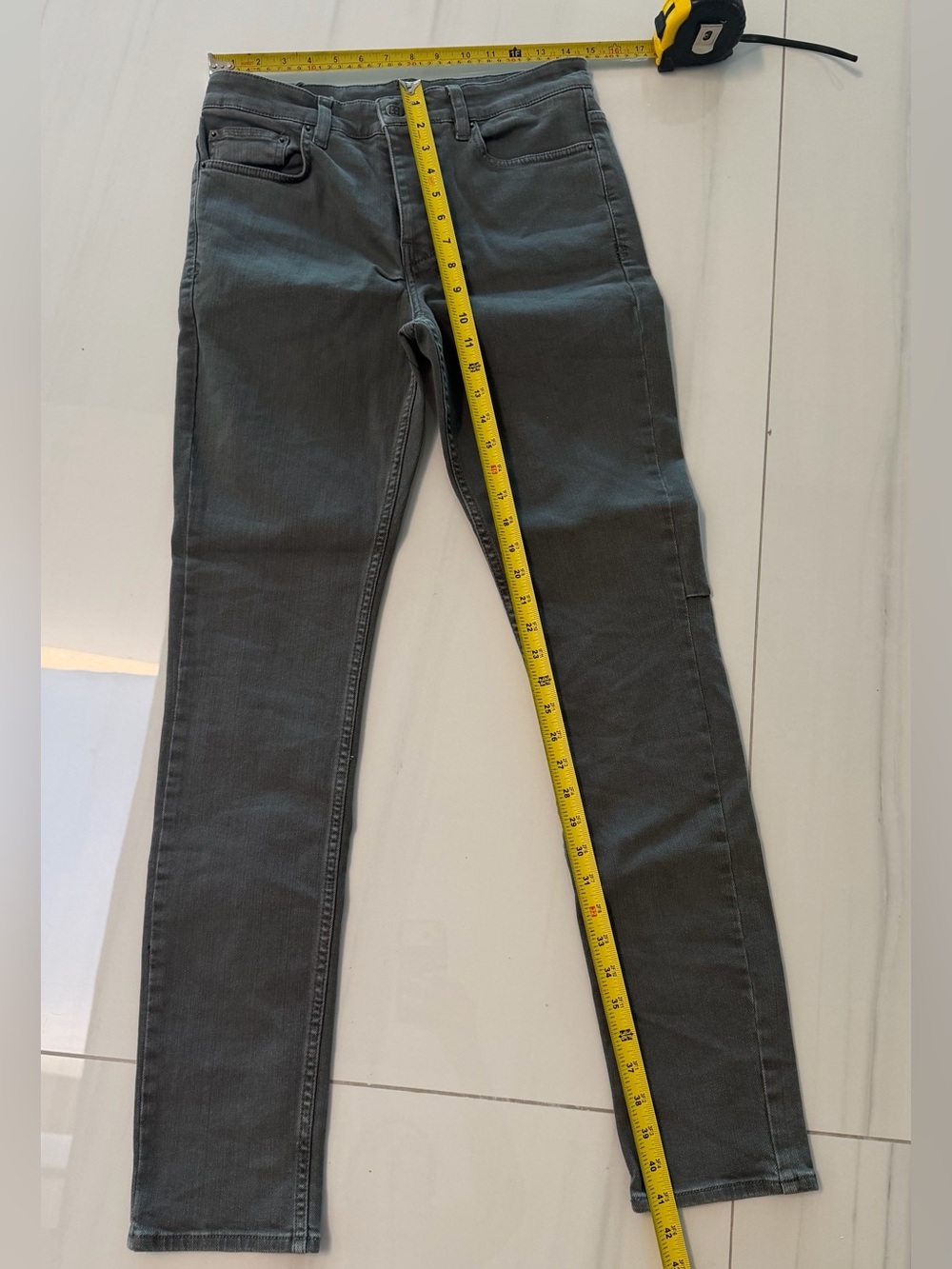 Ksubi men’s skinny Jeans in Charcoal